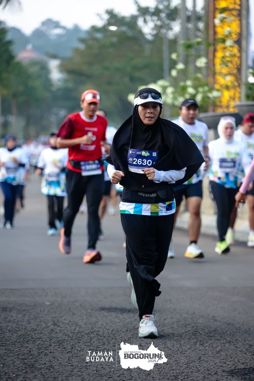 Race photo from Taman Budaya x BOGORUN 2025