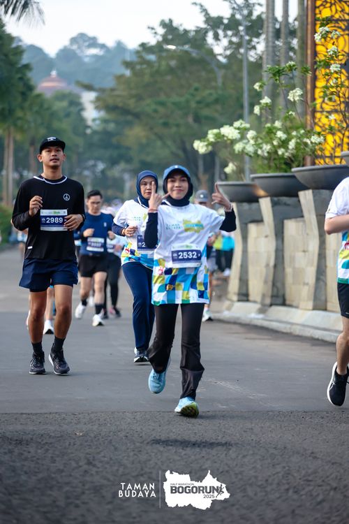 Race photo from Taman Budaya x BOGORUN 2025