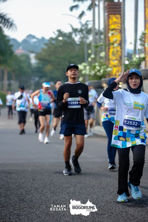 Race photo from Taman Budaya x BOGORUN 2025