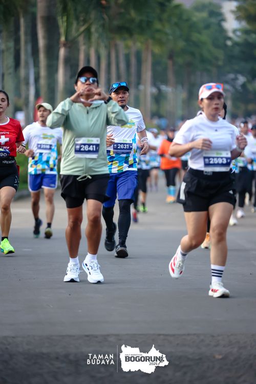 Race photo from Taman Budaya x BOGORUN 2025