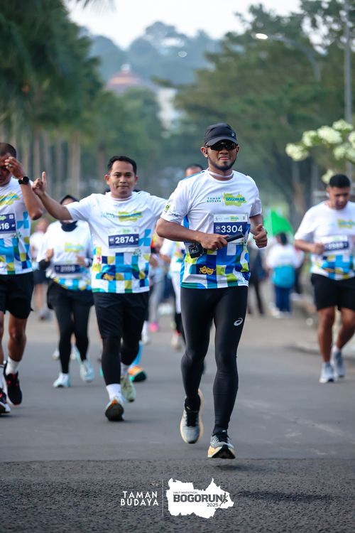 Race photo from Taman Budaya x BOGORUN 2025