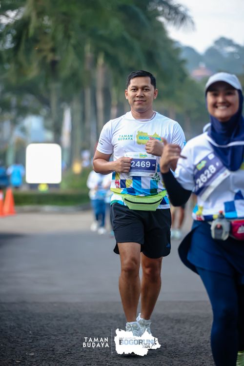 Race photo from Taman Budaya x BOGORUN 2025