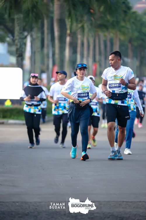 Race photo from Taman Budaya x BOGORUN 2025