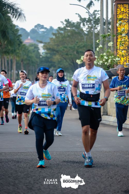Race photo from Taman Budaya x BOGORUN 2025