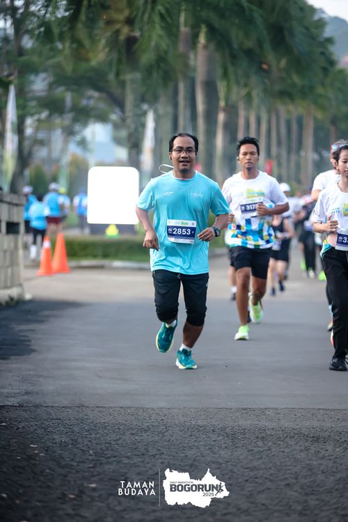 Race photo from Taman Budaya x BOGORUN 2025