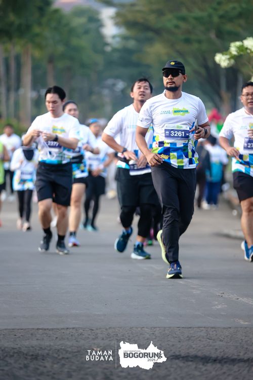 Race photo from Taman Budaya x BOGORUN 2025