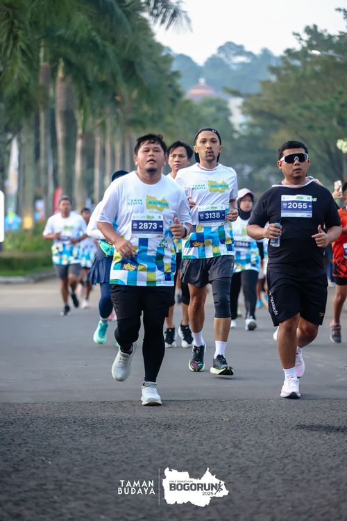Race photo from Taman Budaya x BOGORUN 2025