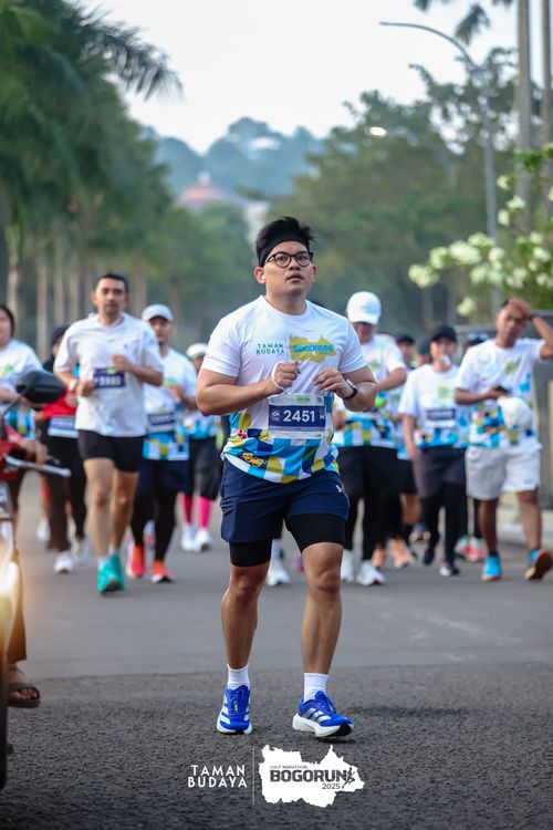 Race photo from Taman Budaya x BOGORUN 2025