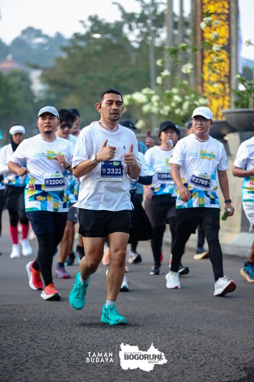 Race photo from Taman Budaya x BOGORUN 2025