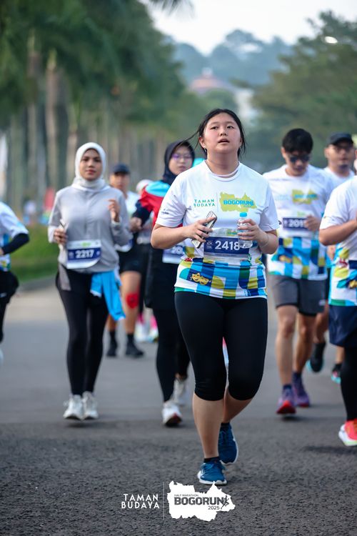 Race photo from Taman Budaya x BOGORUN 2025