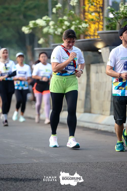 Race photo from Taman Budaya x BOGORUN 2025