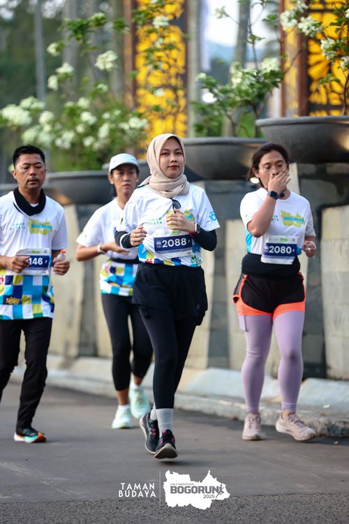 Race photo from Taman Budaya x BOGORUN 2025