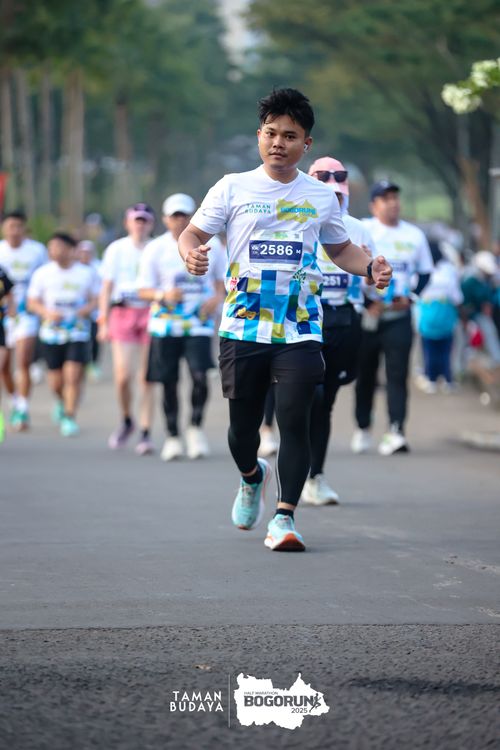 Race photo from Taman Budaya x BOGORUN 2025