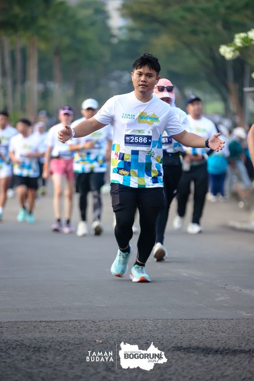 Race photo from Taman Budaya x BOGORUN 2025