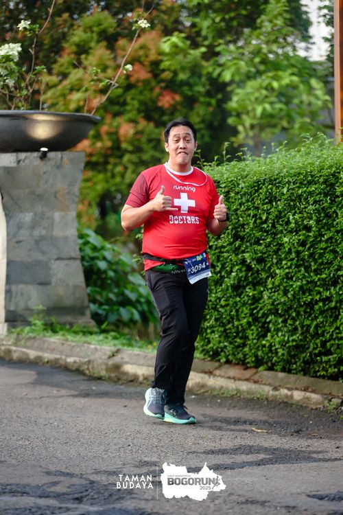 Race photo from Taman Budaya x BOGORUN 2025