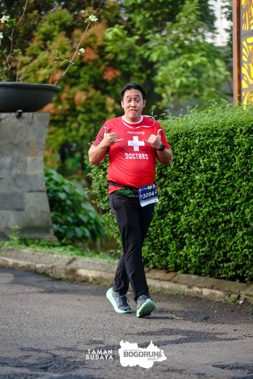Race photo from Taman Budaya x BOGORUN 2025