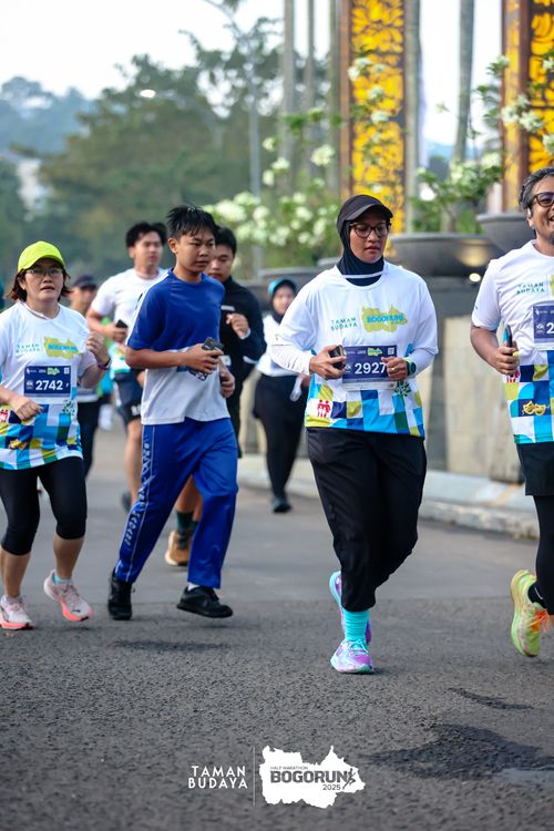 Race photo from Taman Budaya x BOGORUN 2025