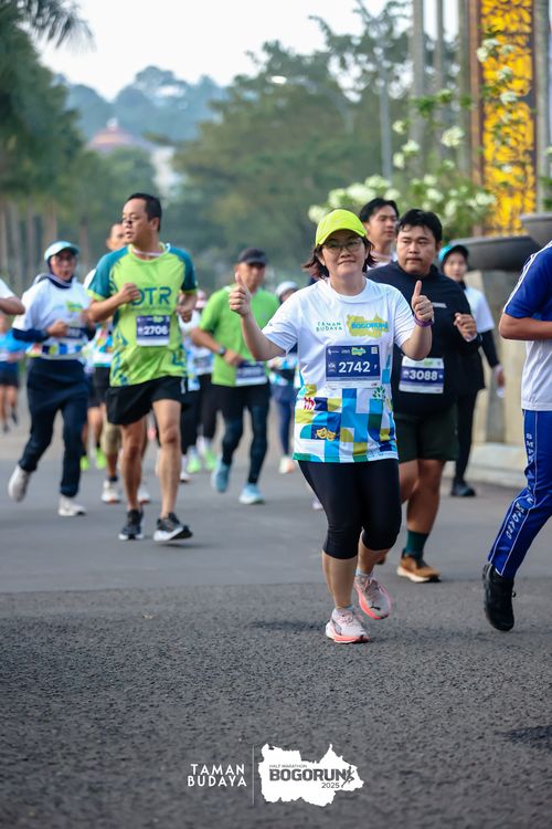 Race photo from Taman Budaya x BOGORUN 2025