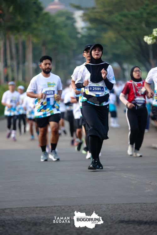 Race photo from Taman Budaya x BOGORUN 2025
