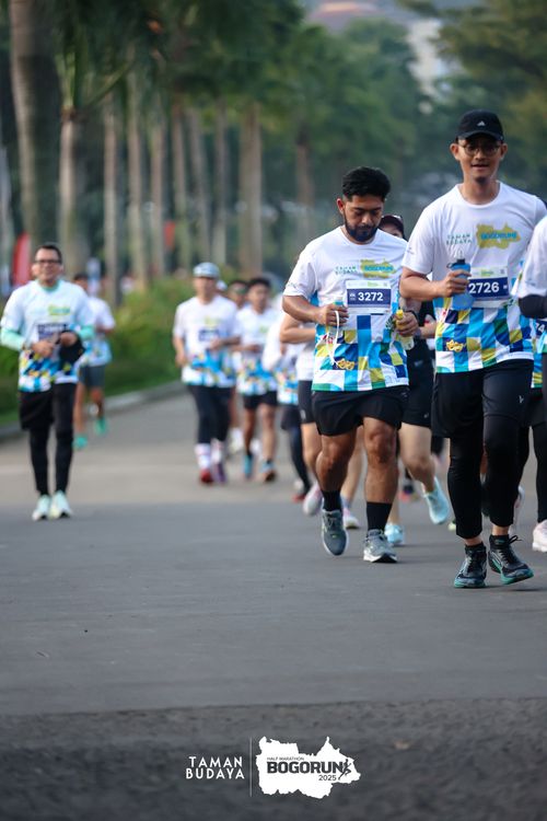 Race photo from Taman Budaya x BOGORUN 2025