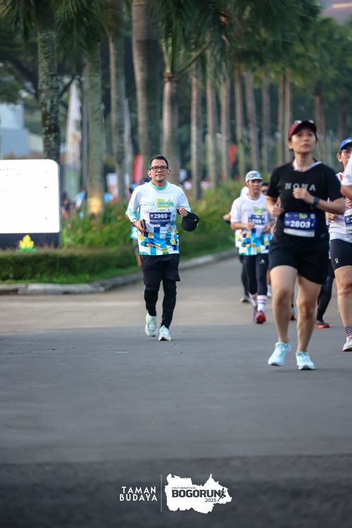 Race photo from Taman Budaya x BOGORUN 2025