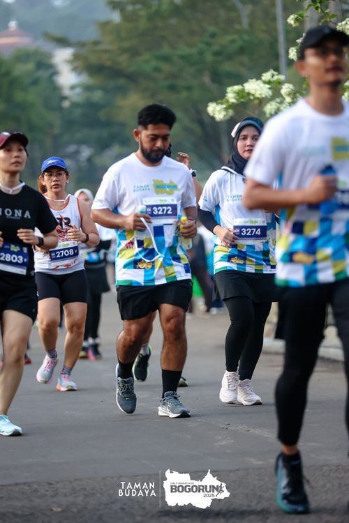 Race photo from Taman Budaya x BOGORUN 2025