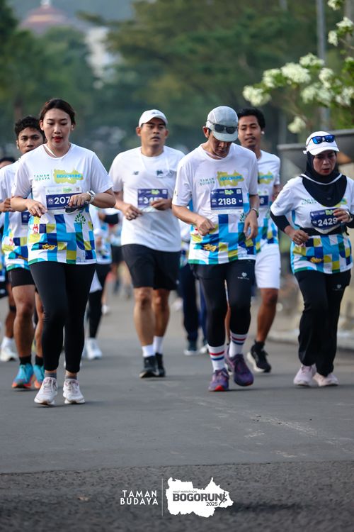 Race photo from Taman Budaya x BOGORUN 2025