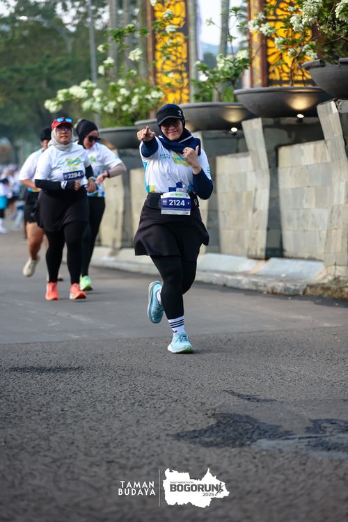 Race photo from Taman Budaya x BOGORUN 2025
