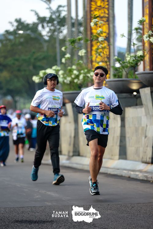 Race photo from Taman Budaya x BOGORUN 2025