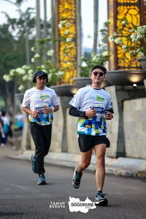 Race photo from Taman Budaya x BOGORUN 2025