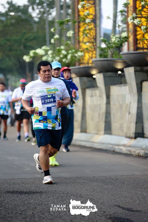 Race photo from Taman Budaya x BOGORUN 2025