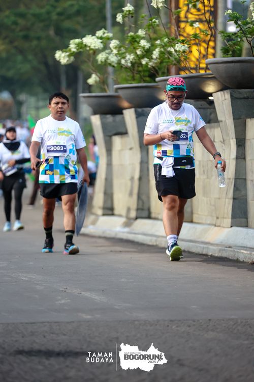 Race photo from Taman Budaya x BOGORUN 2025