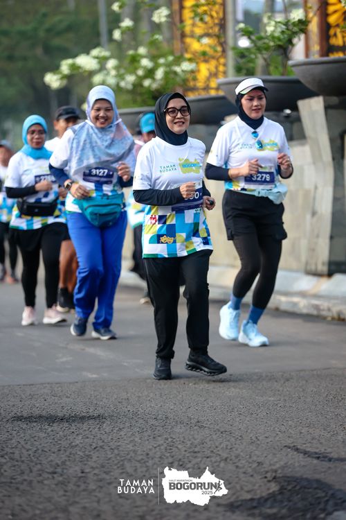 Race photo from Taman Budaya x BOGORUN 2025