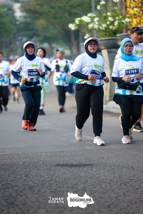 Race photo from Taman Budaya x BOGORUN 2025