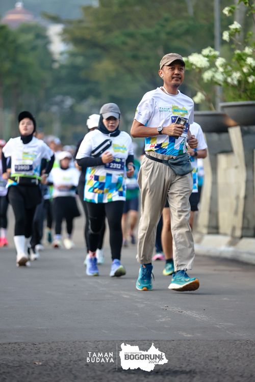 Race photo from Taman Budaya x BOGORUN 2025