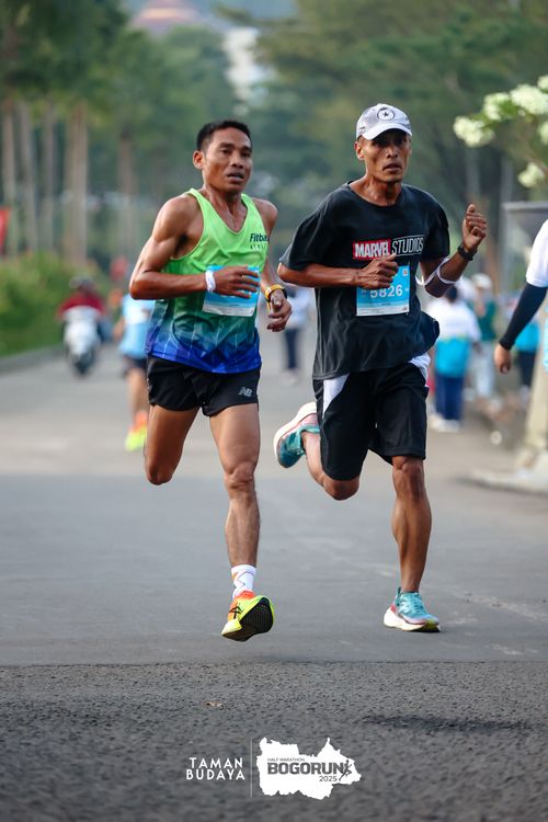 Race photo from Taman Budaya x BOGORUN 2025