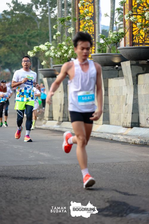 Race photo from Taman Budaya x BOGORUN 2025