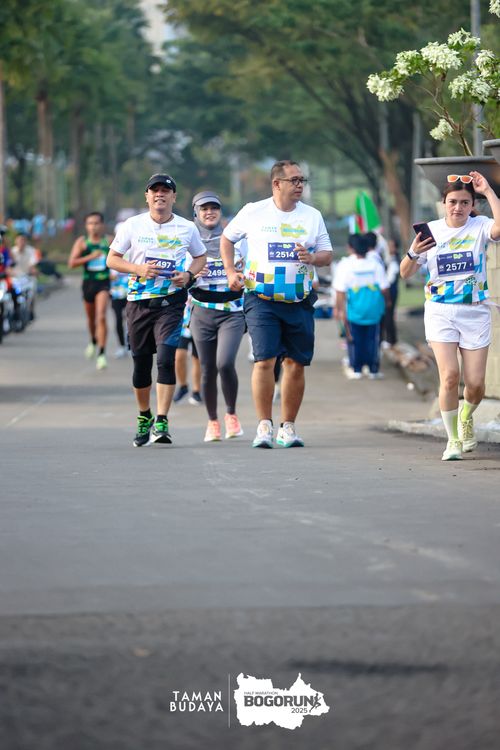 Race photo from Taman Budaya x BOGORUN 2025