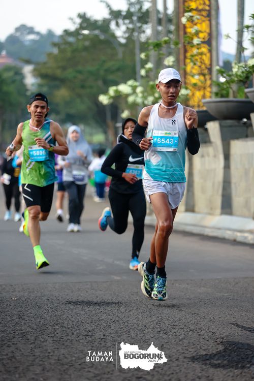 Race photo from Taman Budaya x BOGORUN 2025