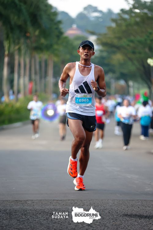 Race photo from Taman Budaya x BOGORUN 2025