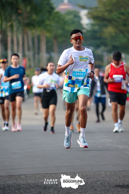 Race photo from Taman Budaya x BOGORUN 2025
