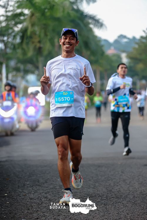Race photo from Taman Budaya x BOGORUN 2025