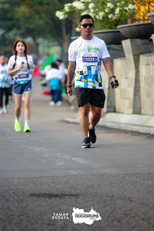 Race photo from Taman Budaya x BOGORUN 2025
