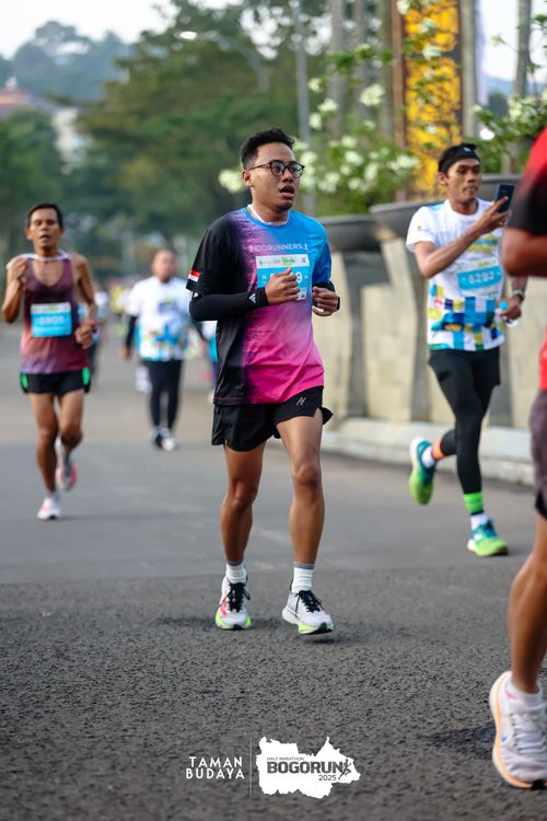 Race photo from Taman Budaya x BOGORUN 2025
