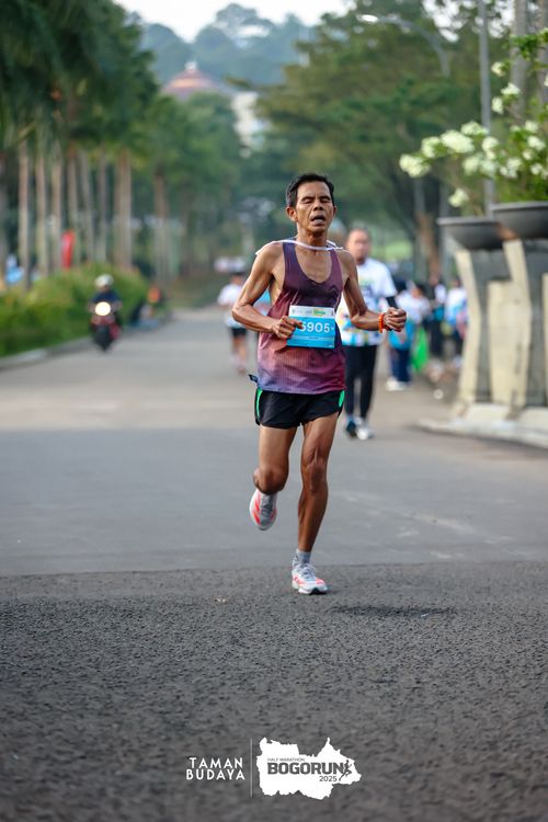 Race photo from Taman Budaya x BOGORUN 2025