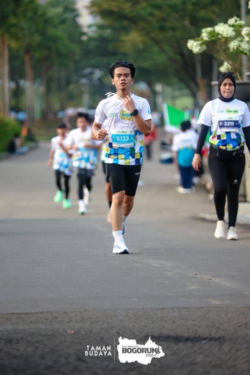 Race photo from Taman Budaya x BOGORUN 2025