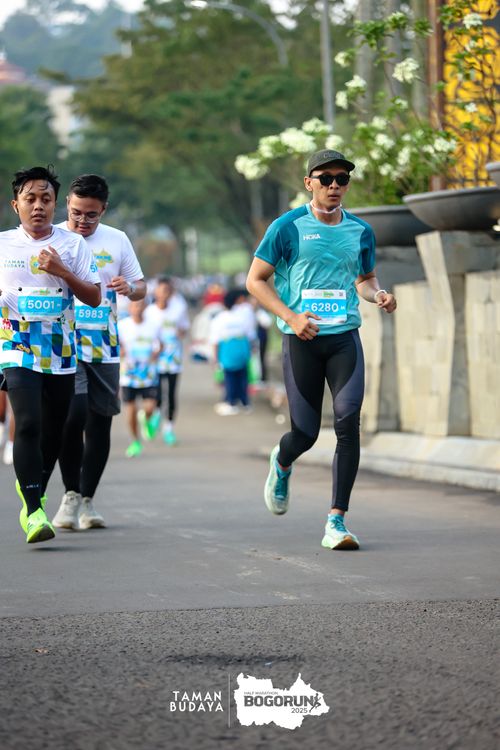 Race photo from Taman Budaya x BOGORUN 2025