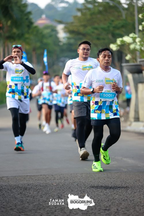 Race photo from Taman Budaya x BOGORUN 2025