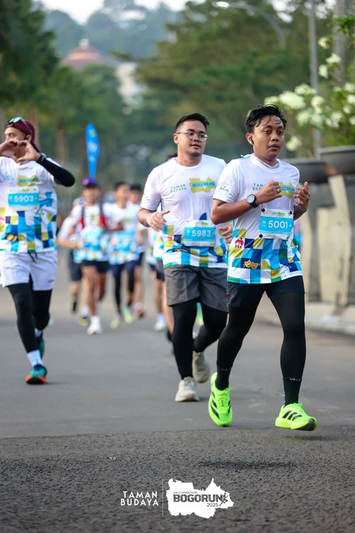 Race photo from Taman Budaya x BOGORUN 2025
