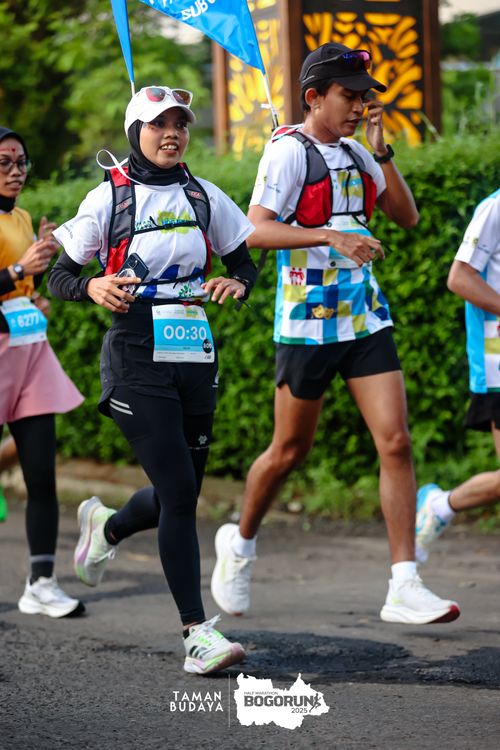 Race photo from Taman Budaya x BOGORUN 2025